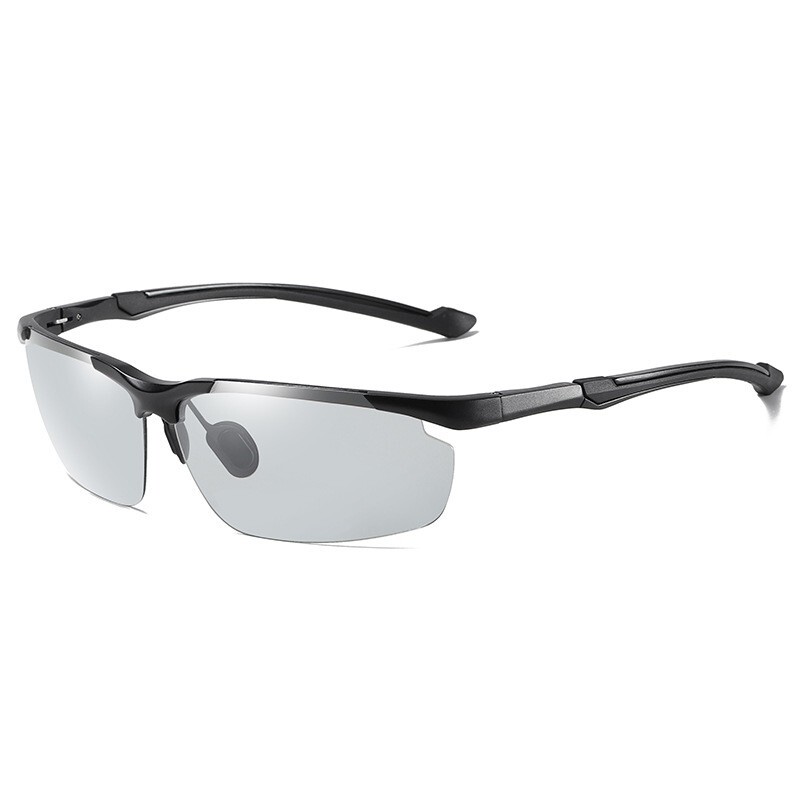 Polarized Sports Fishing Driving Sunglasses Men Al-Mg Metal Frame Ultra Light