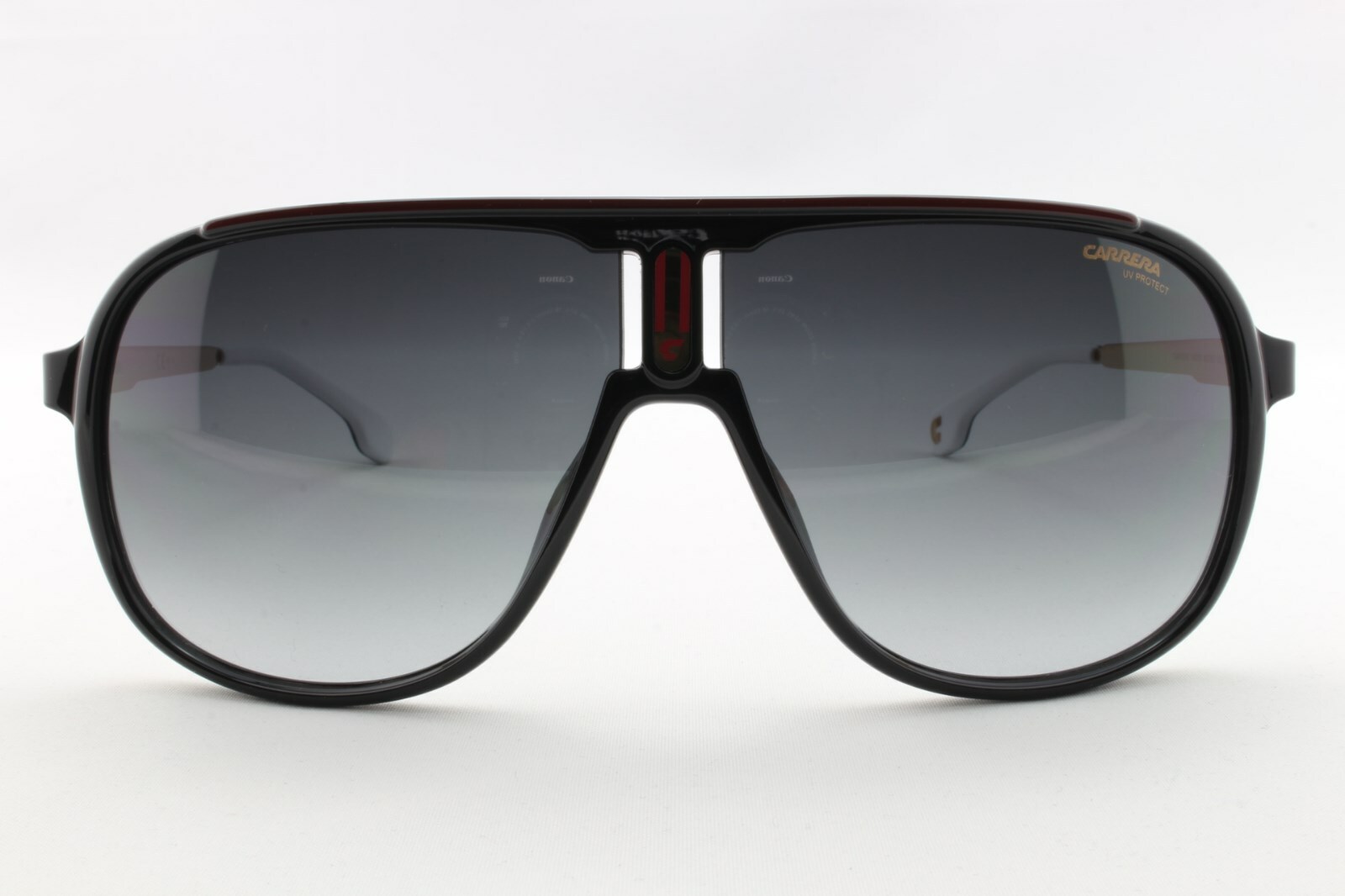 Carrera 1007/S Unisex Black Gold Metal Sunglasses Designer Retro Sports Pilot