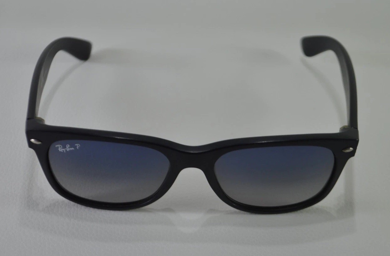 Ray-Ban New Wayfarer RB2132 Sunglasses Blue Lens MADE IN ITALY