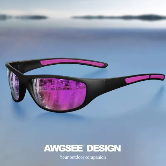 Fashion Polarized Wrap-Around Sports Sunglasses