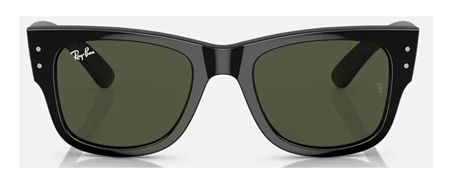 Mega Wayfarer Polished Black Green RB0840S 901/31 51-21