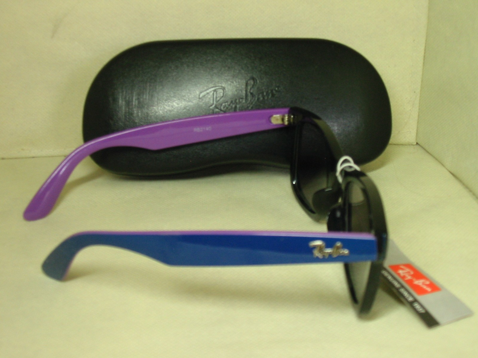 Vintage retro style Ray Ban RB2140 Lei Peng Wayfarer Sunglasses Italy QB 2457