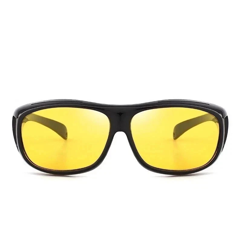 Night Driving Glasses HD Anti Glare Vision Polarized Yellow Lens Tinted Unisexs
