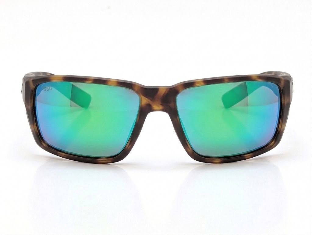 Costa Del Mar Fantail PRO Sunglasses matte tortoise green 580 glass lens