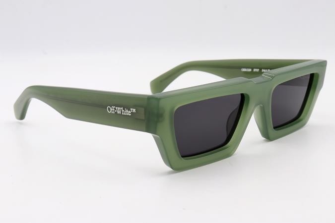 Off-White Manchester OERI129 Eyeglasses Olive Green 5707 Authentic 54mm