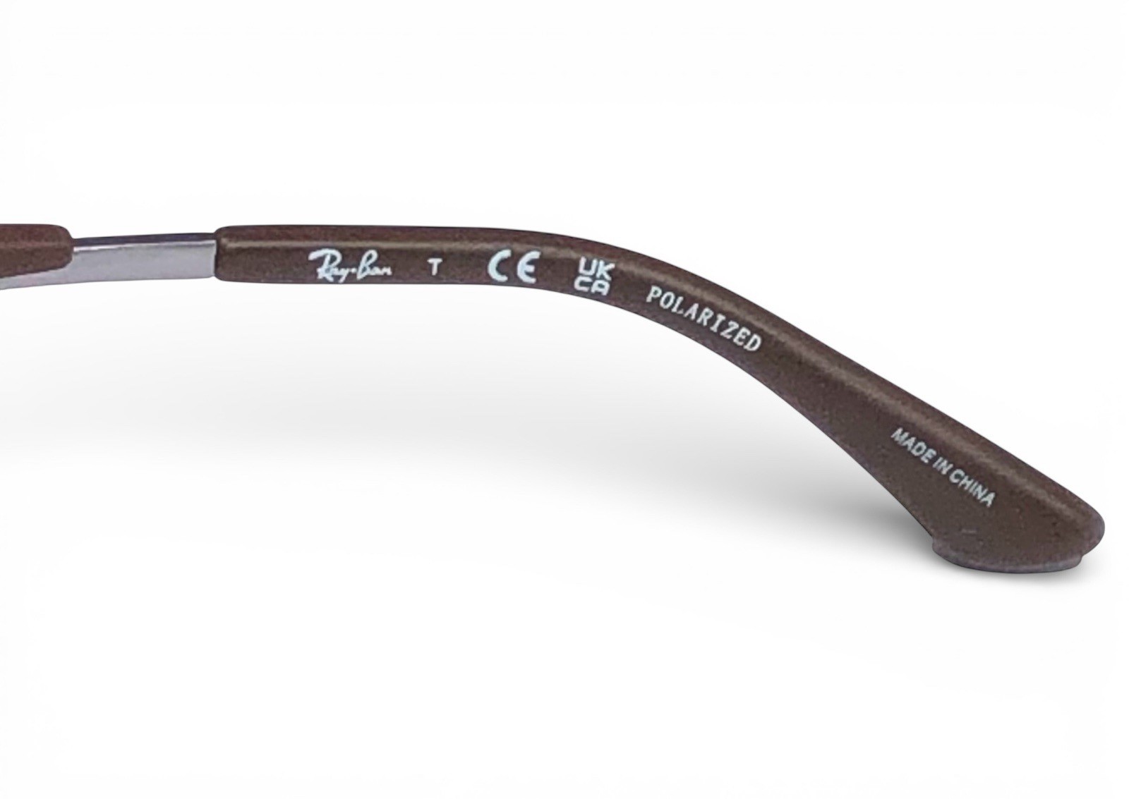 Ray Ban RB3519 029/83 Matte Gunmetal Polarized Brown Sunglasses 59-15mm