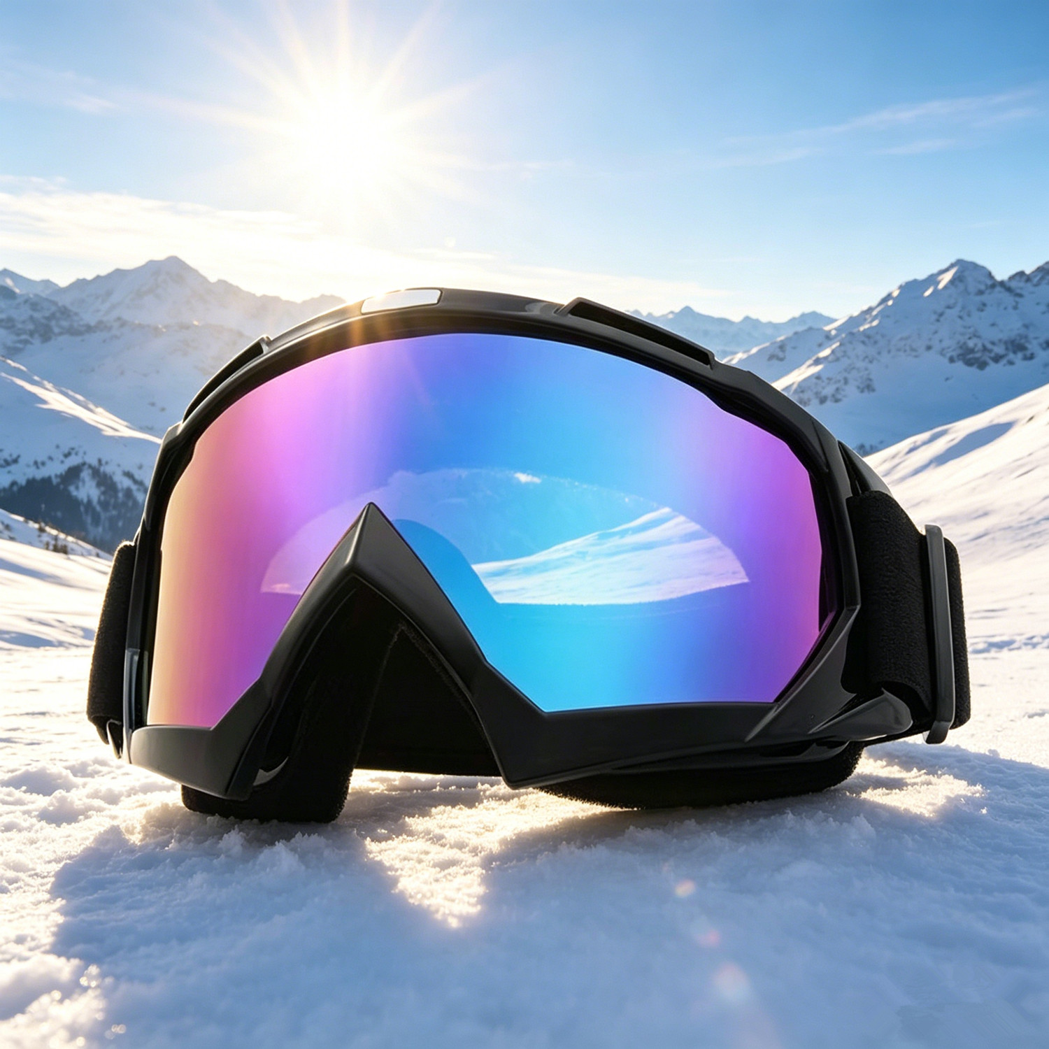 Motorcycle OTG Goggles Fit Over Glasses Padded Windproof Riding Adjustable Strap