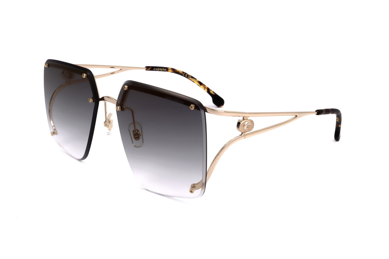 Carrera Women’s 60mm Grey Gold Sunglasses CARRERA3041-S-FT3-60