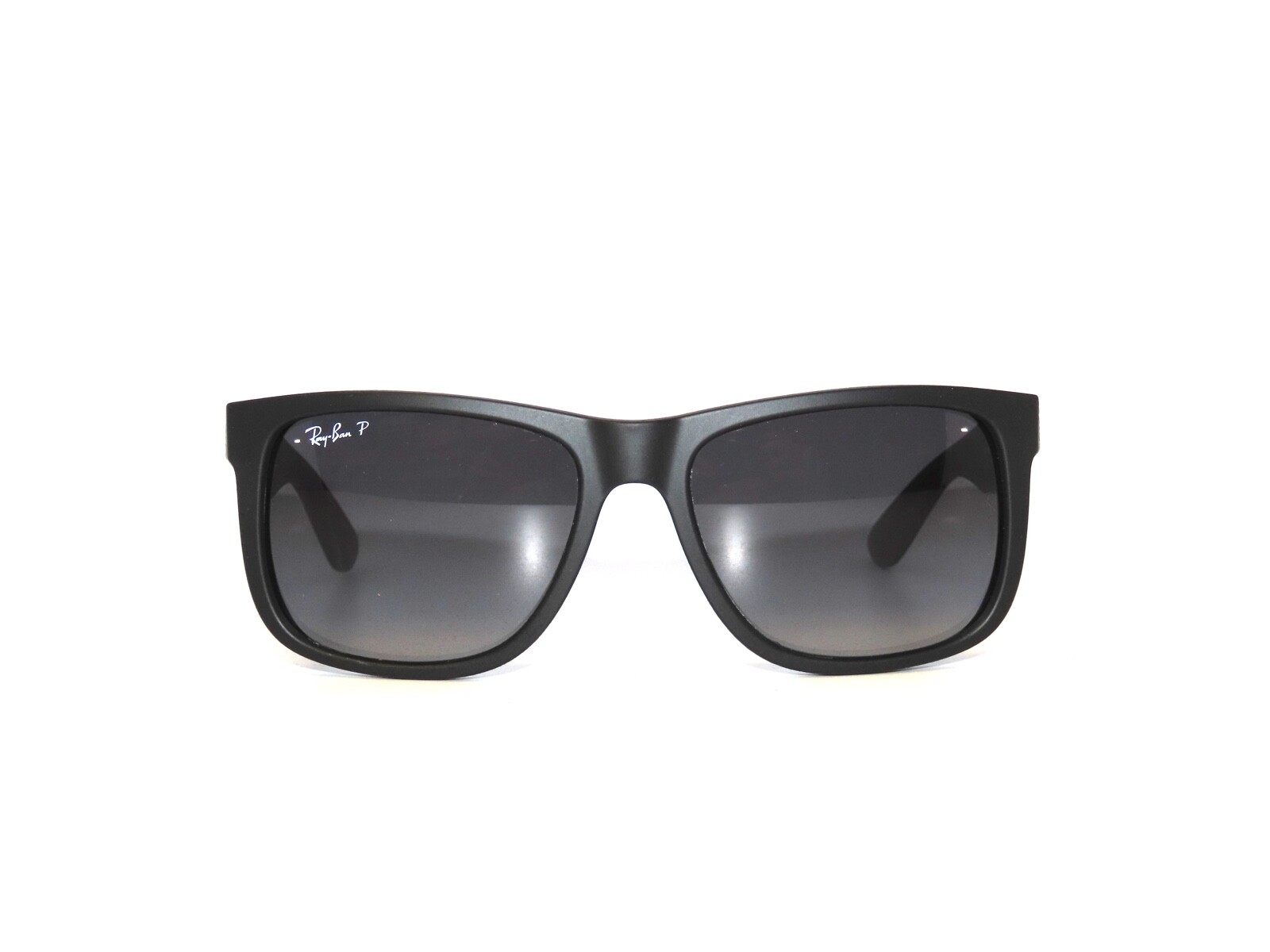 Ray Ban Sunglasses Justin 4165 622/T3 54 Rubber Black Gray Polarized Rayban