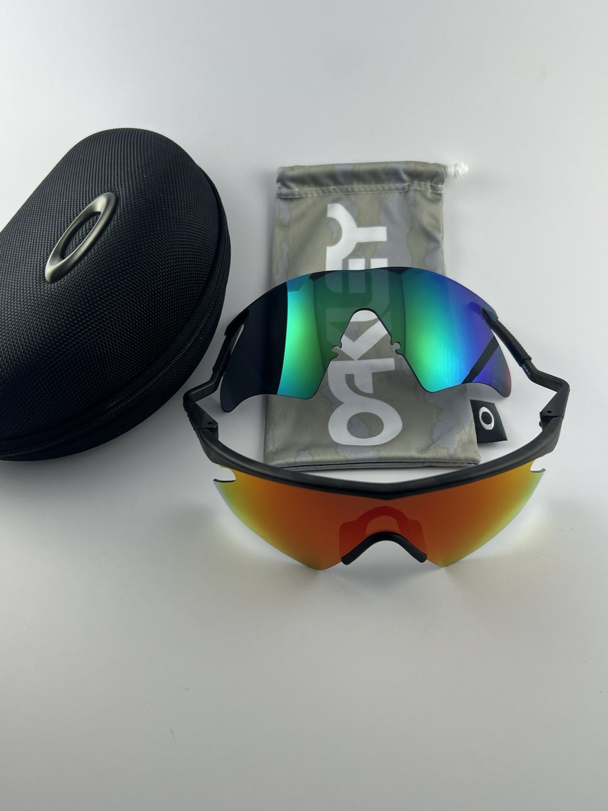 Oakley M Frame Mumbo Shoe Palace Shadow Camo Prizm Ruby+Jade Heater The Bridge