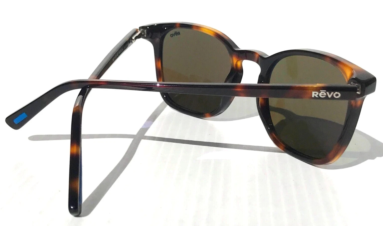Revo Sunglasses WATSON Tortoise Frame / Blue Water POLARIZED GLASS Lens RE1129