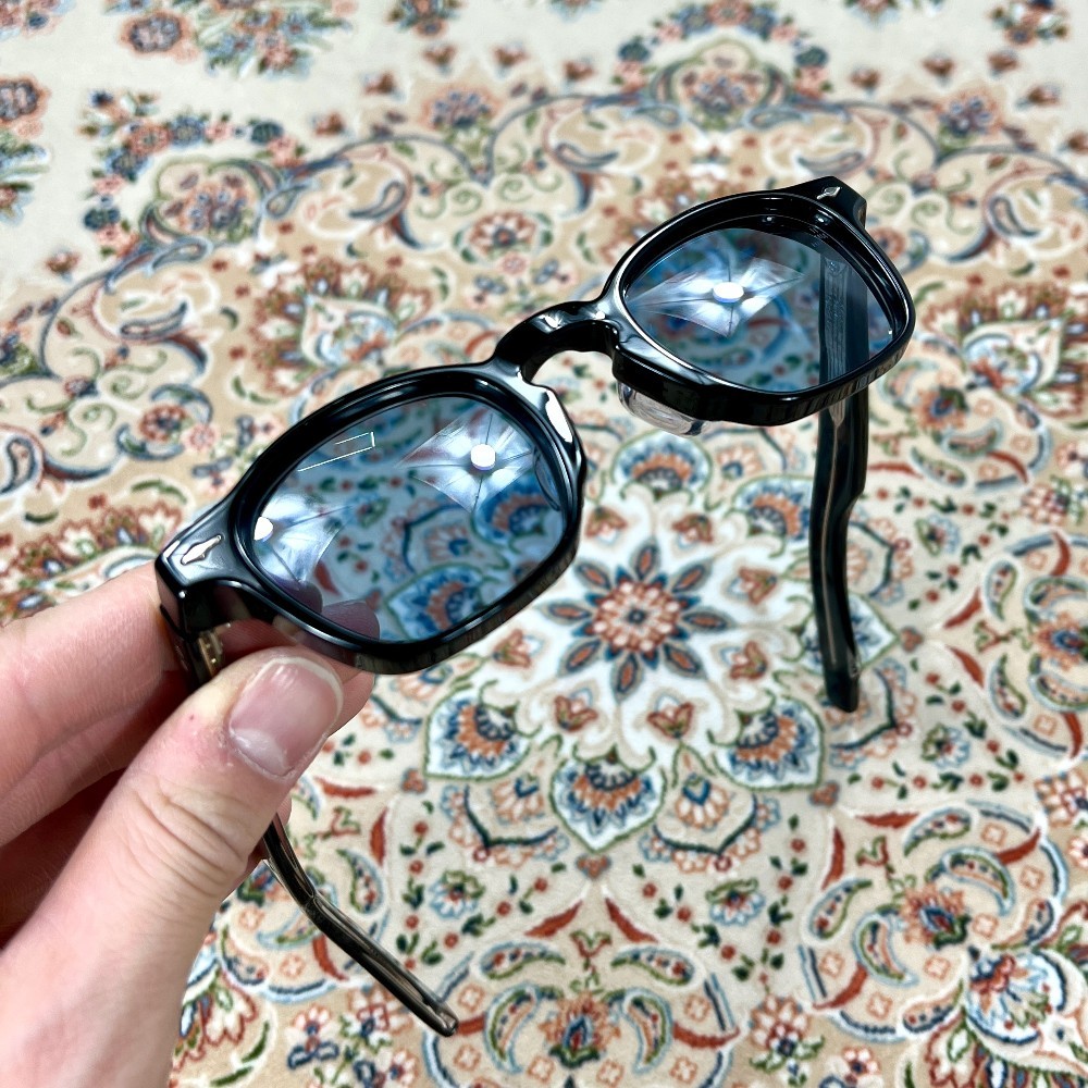 [A+, Size 44mm] Jacques Marie Mage Zephirin Titan Silver Sunglasses Black