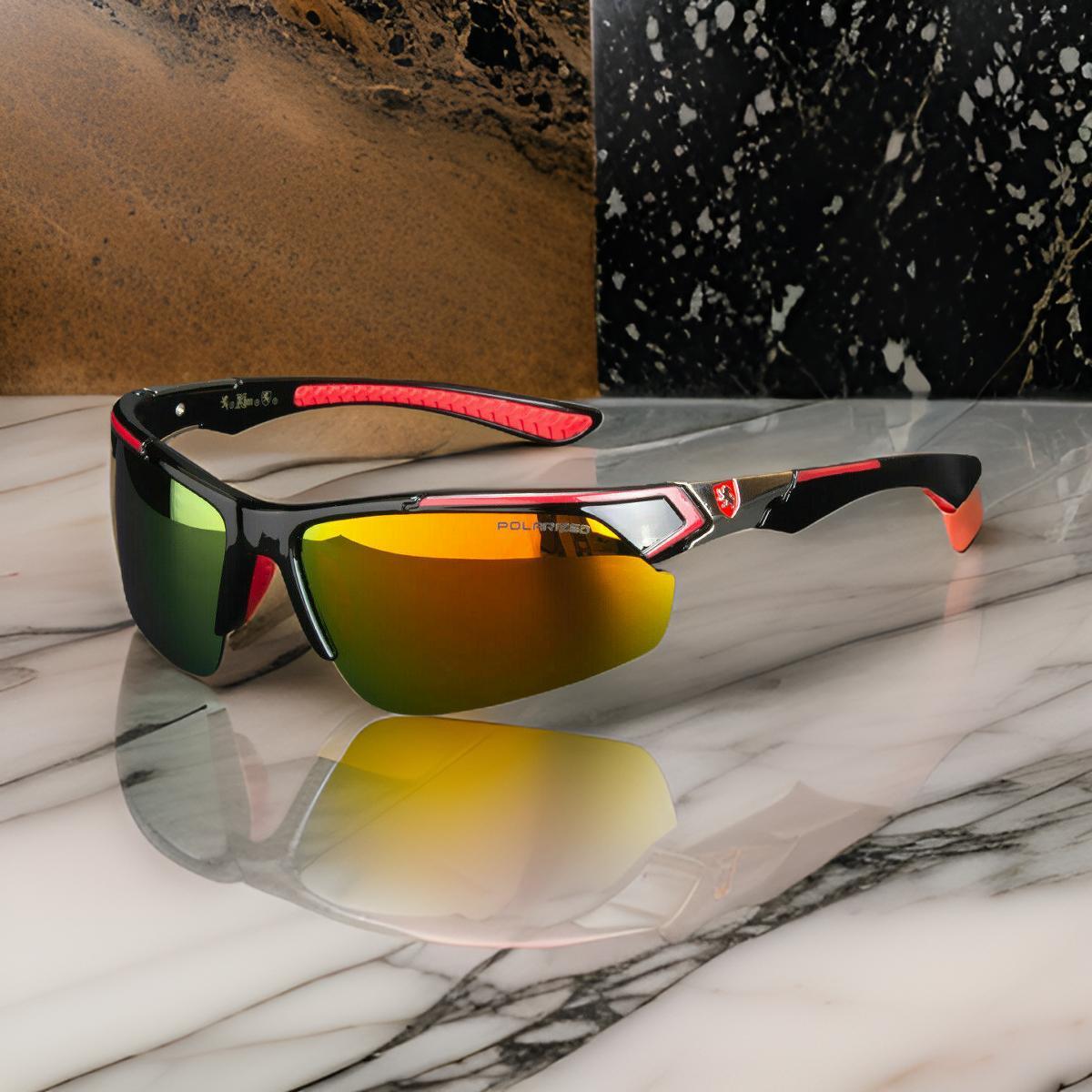 Polarized Sports Sunglasses Outdoor Cycling Driving Fishing Glasses UV400 Wrap