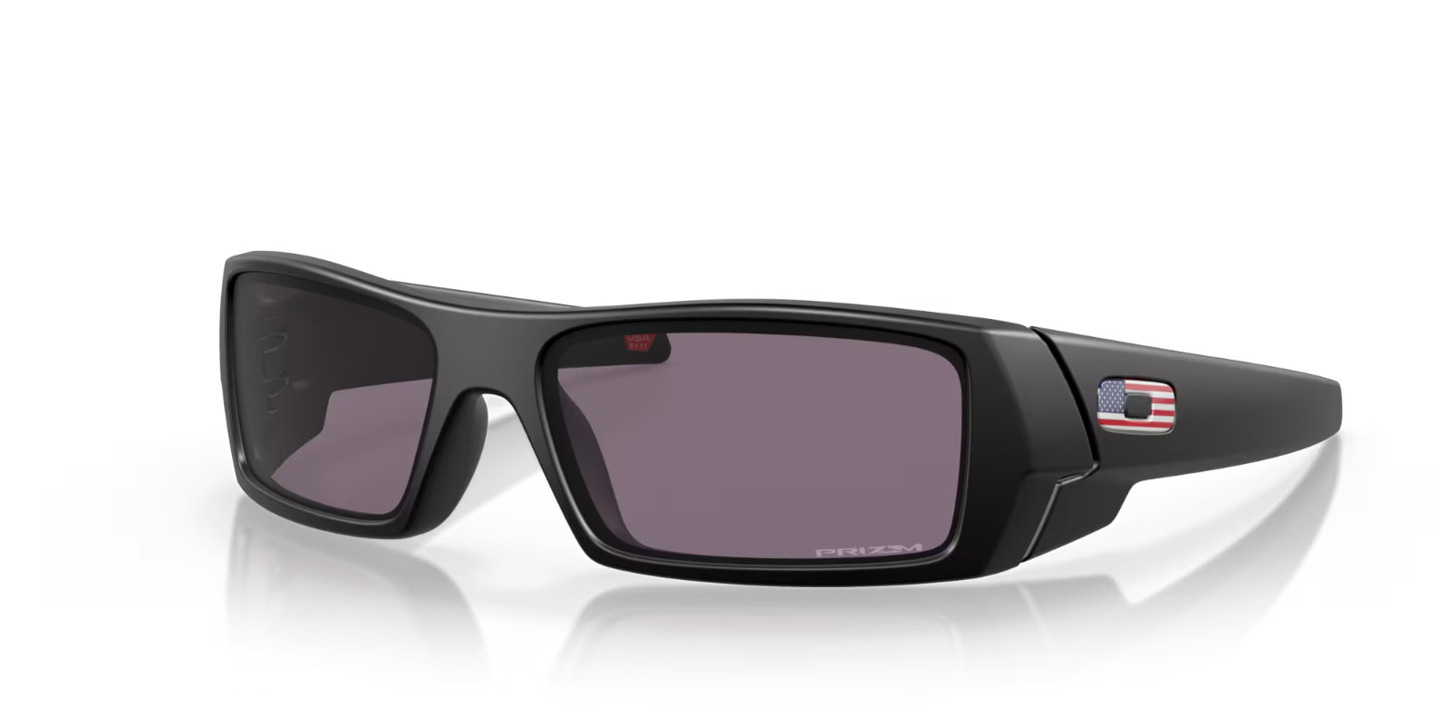 New Oakley Gascan Sunglasses | Matte Black | Prizm Grey | USA Flag | 009014-7960