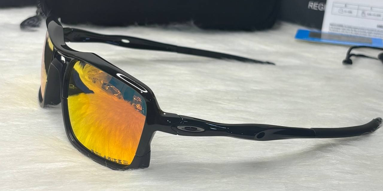 NWB Oakley Triggerman Sunglasses OO9314 Polished Black/Red Ruby Iridium Asian