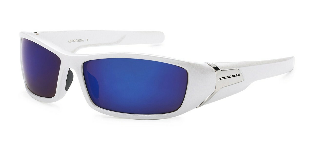 Arctic Blue Mirrored Men Sport Sunglasses Cycling Baseball Ski Snowboard