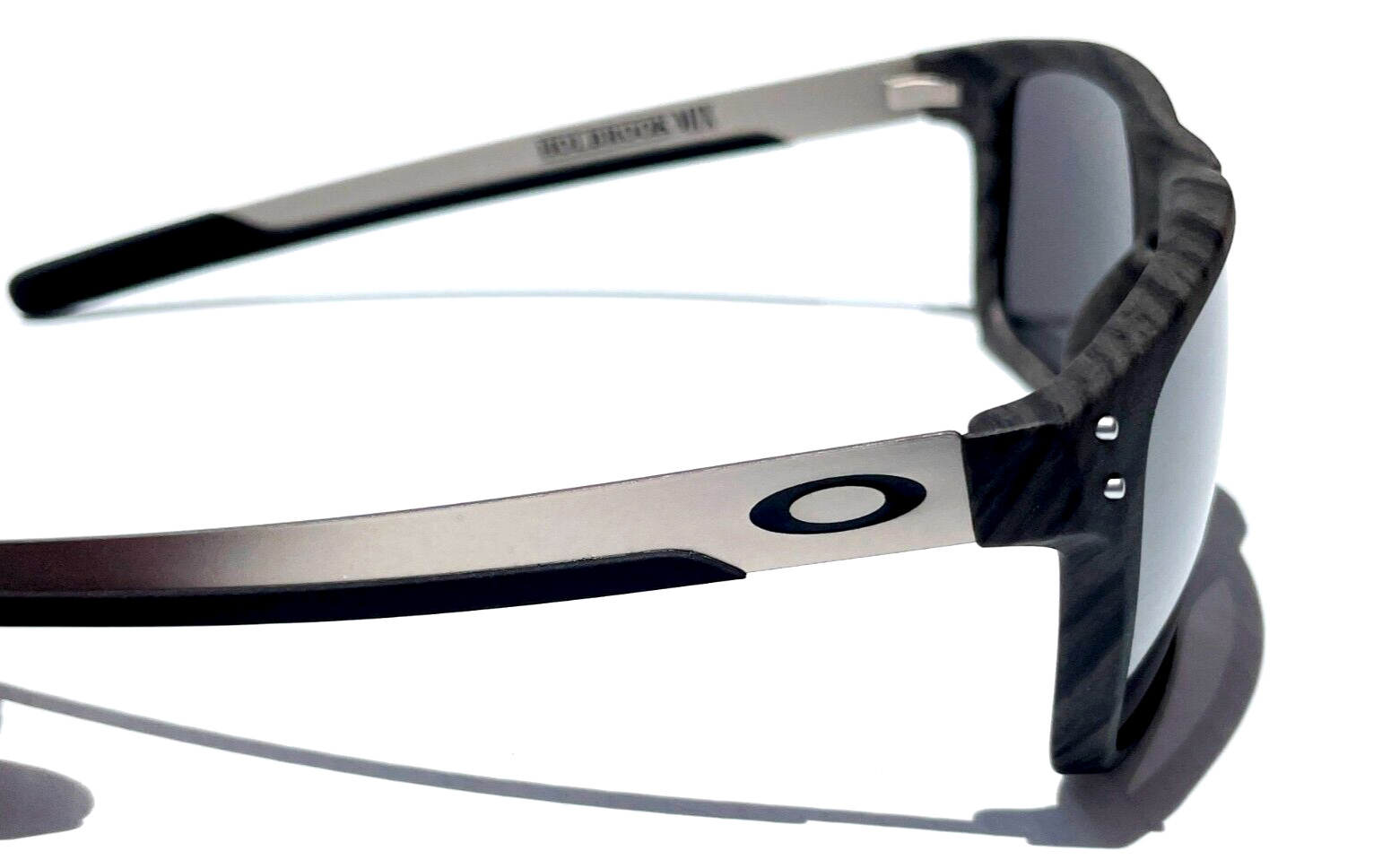 NEW Oakley HOLBROOK MIX Woodgrain w PRIZM BLACK Iridium Lens Sunglass 9384-04