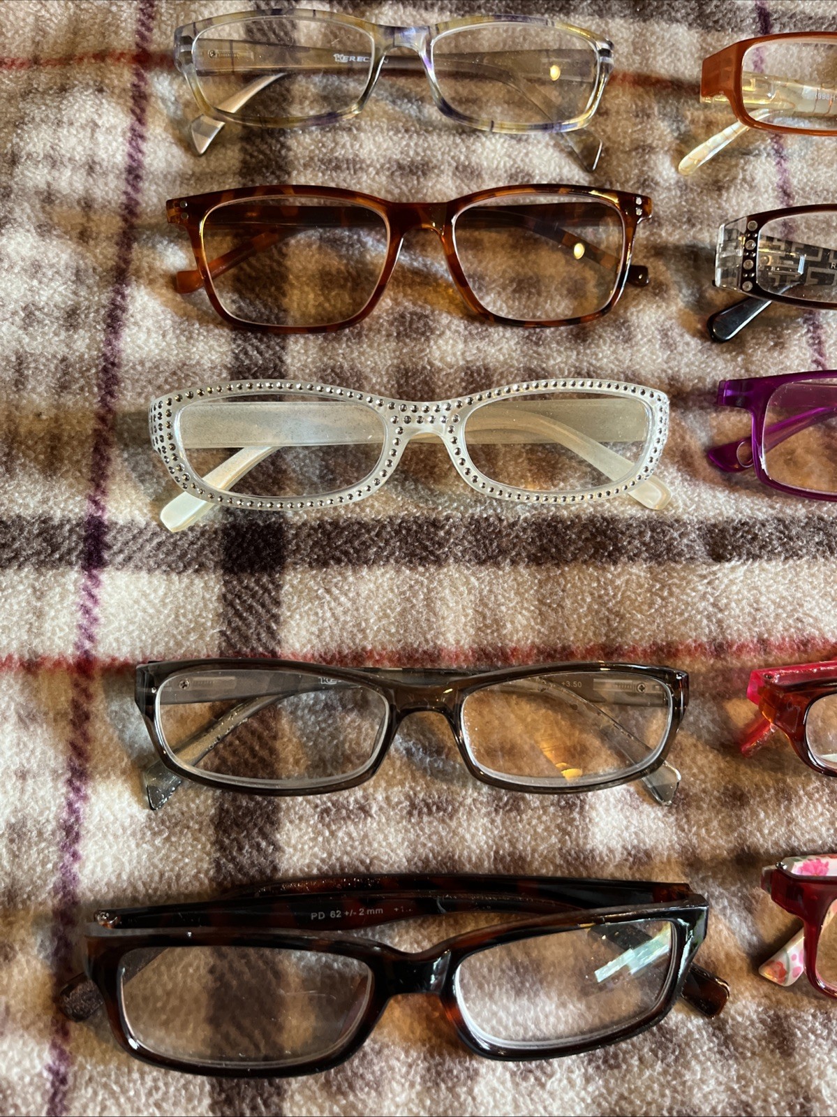 20x Pc Glasses Lot Eyeglasses Readers Tortoise Plastic Eyewear Frames Bundle