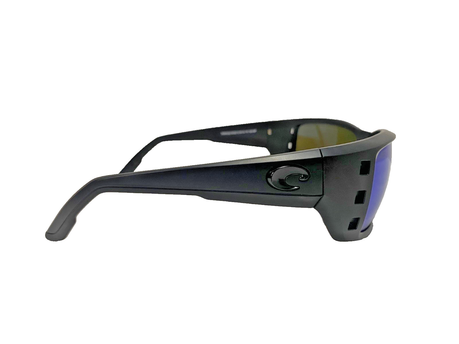 Costa Del Mar Fantail PRO Matte Black Blue Mirror Lens POLARIZED 580G, 63/16/125