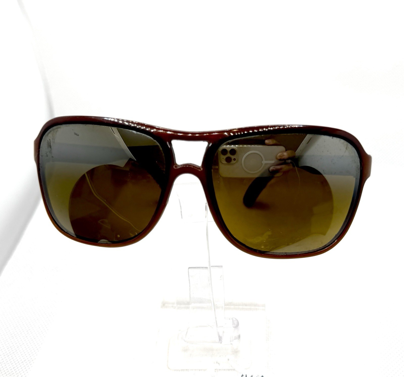 Sunglasses Nylon Frames France Depose Crown France Brown