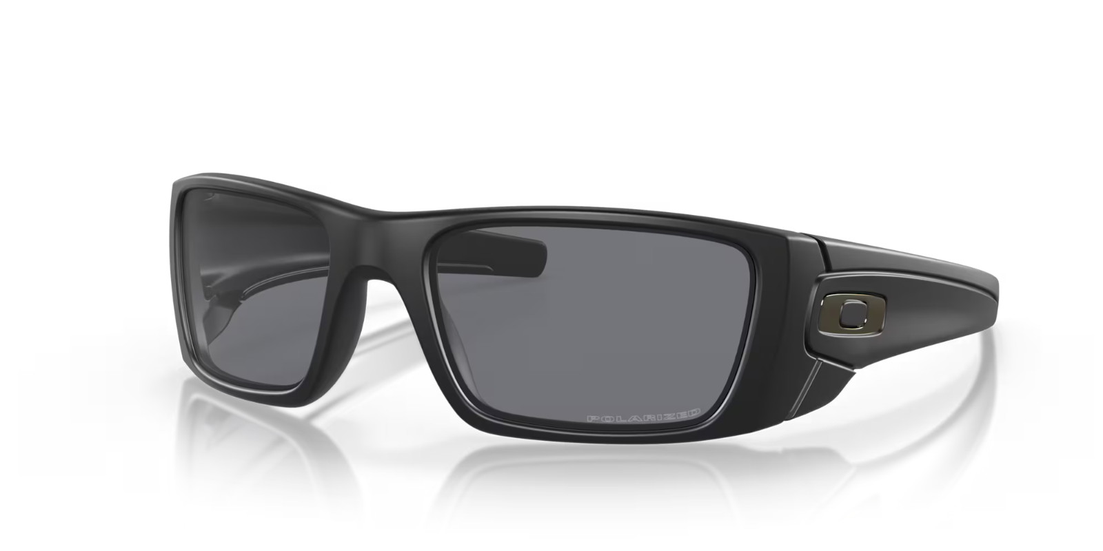 Oakley Fuel Cell Matte Black Frame / Grey Polarized Lenses OO9096-05 NEW