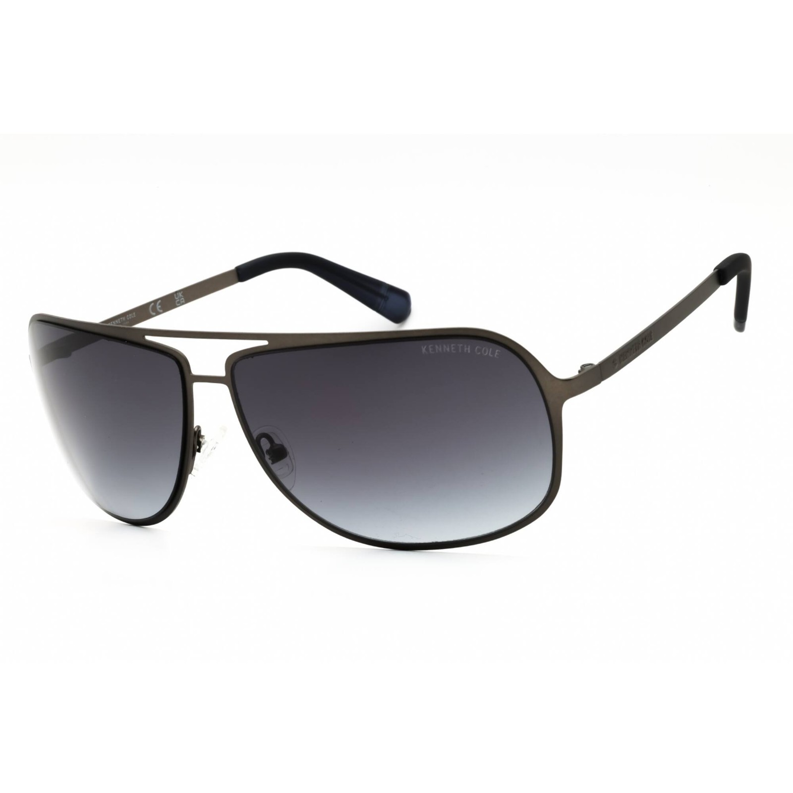 Kenneth Cole New York Men’s Sunglasses Matte Gunmetal Aviator Frame KC00022 09B