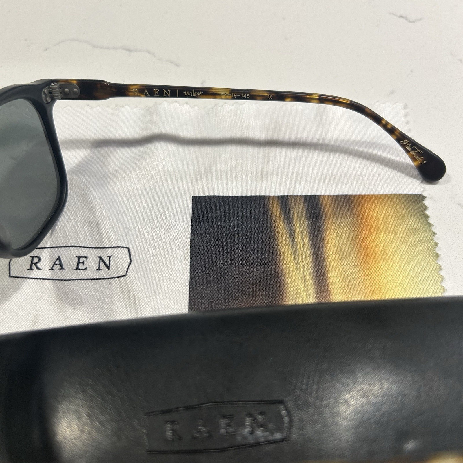 Raen Wiley Sunglasses – Matte Black / Matte Brindle – 54019-145 Polarized