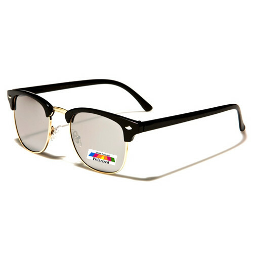 Polarised Vintage Fashion Polarized Large Sunglasses OZ Seller Half Rimmed 6931