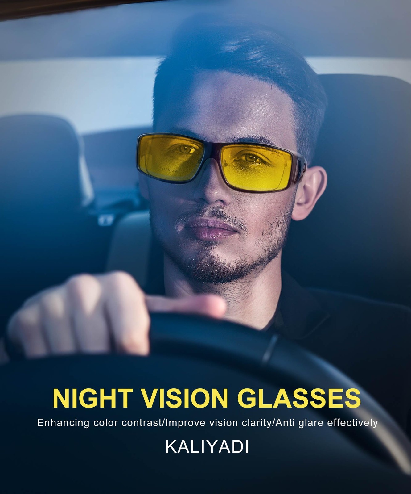 Night-Vision-Glasses Fit-Over-Glasses Wrap-Around Glasses: Night Vision Glass…