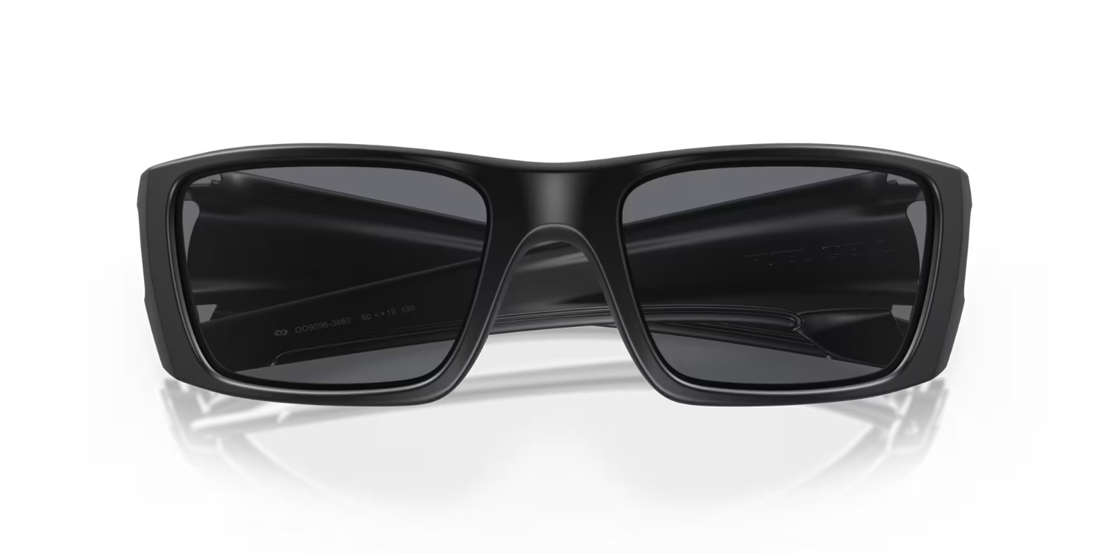 NEW Oakley SI FUEL CELL Matte BLACK USA FLAG Grey Tactical Sunglass 9096-38