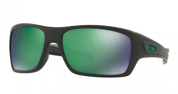 Oakley Turbine Matte Black Sunglasses Polarized Jade Lens – OO9263-15