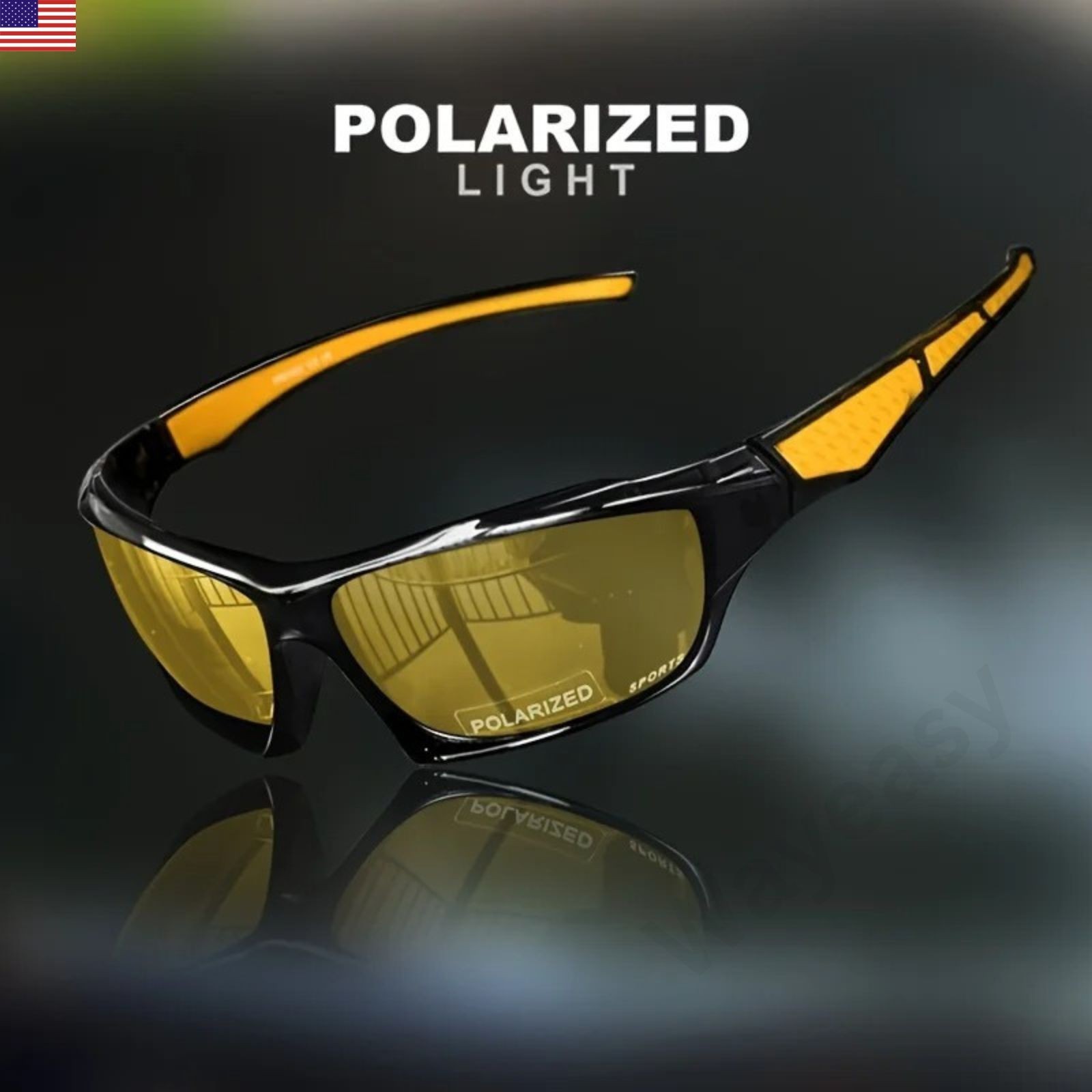 2025 Polarized Sports Sunglasses UV400 Fishing Cycling Driving Outdoor Men TAC
