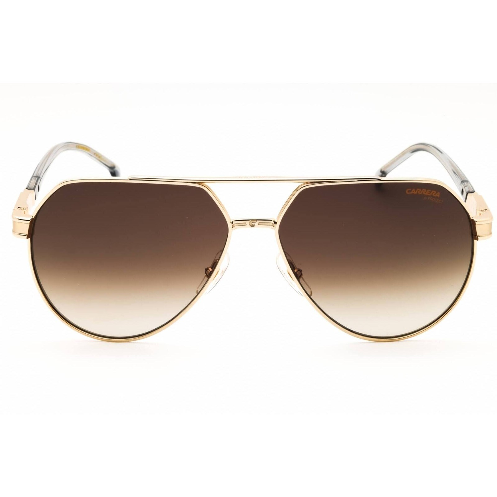 Carrera Men’s Sunglasses Gold Metal Aviator Shape Full Rim Frame 1067/S 02F7 HA