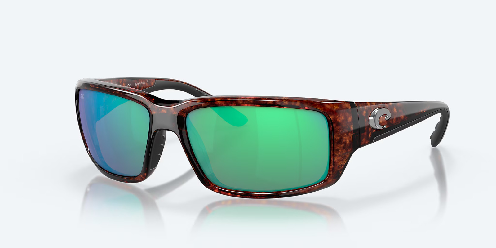Costa Del Mar Fantail Tortoise / Green Mirror 580G POLARIZED 59 mm Sunglasses