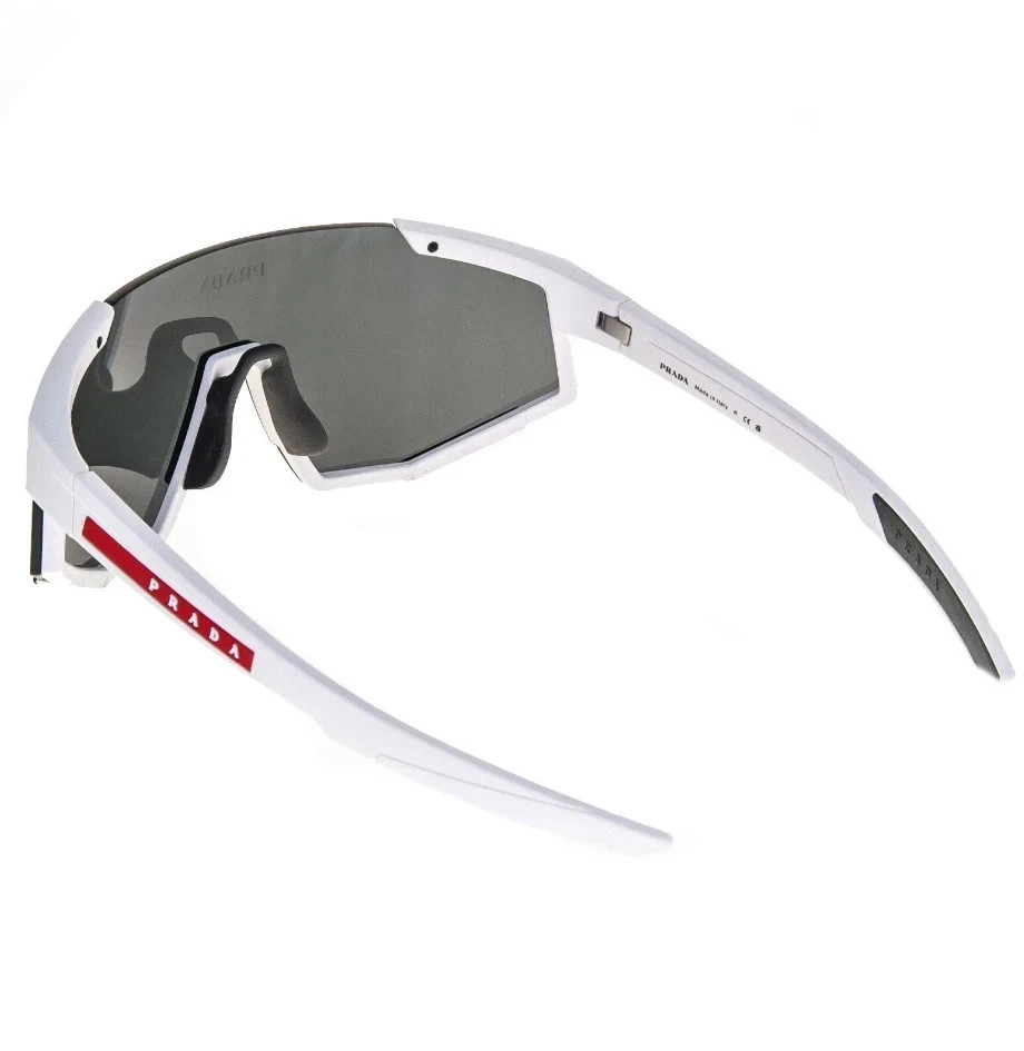PRADA Linea Rossa PS04WS White Sport Wrap Pilot Sunglasses Unisex