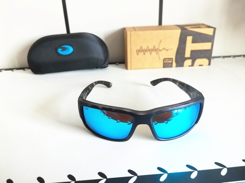 Costa Del Mar FANTAIL Tortoise Shell/ blue 580P Polarized Lenses