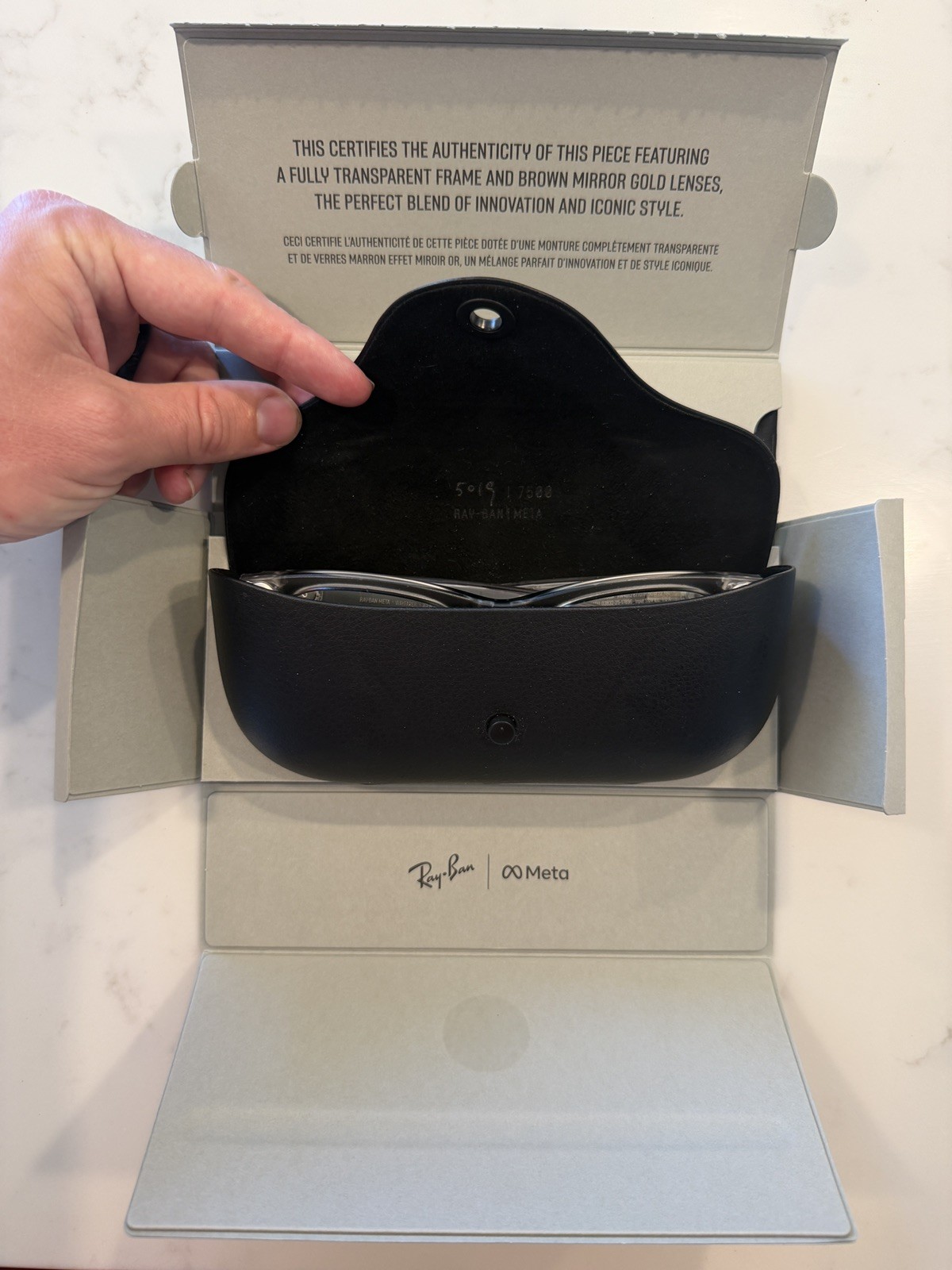 Meta Ray-Ban Smart Glasses – LIMITED EDITION (Gen 2) – Brown Mirror Gold Lens