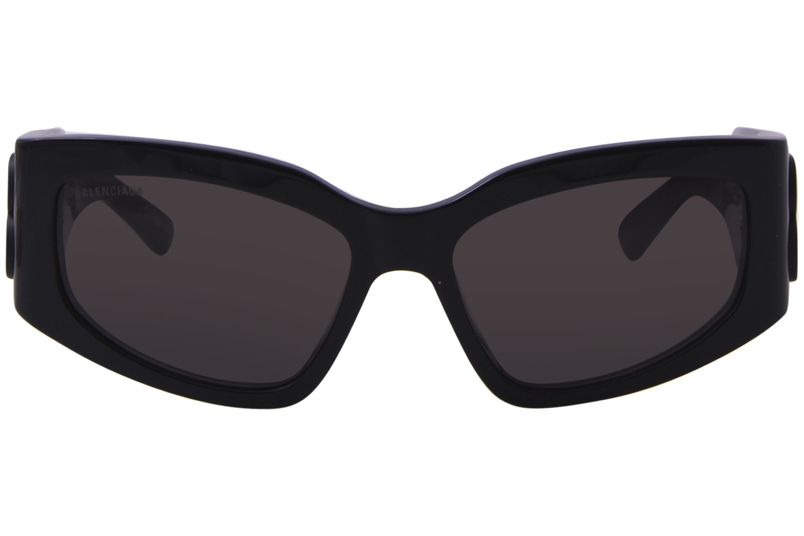 Balenciaga BB0321S 001 Sunglasses Women’s Black/Grey Cat Eye 57mm