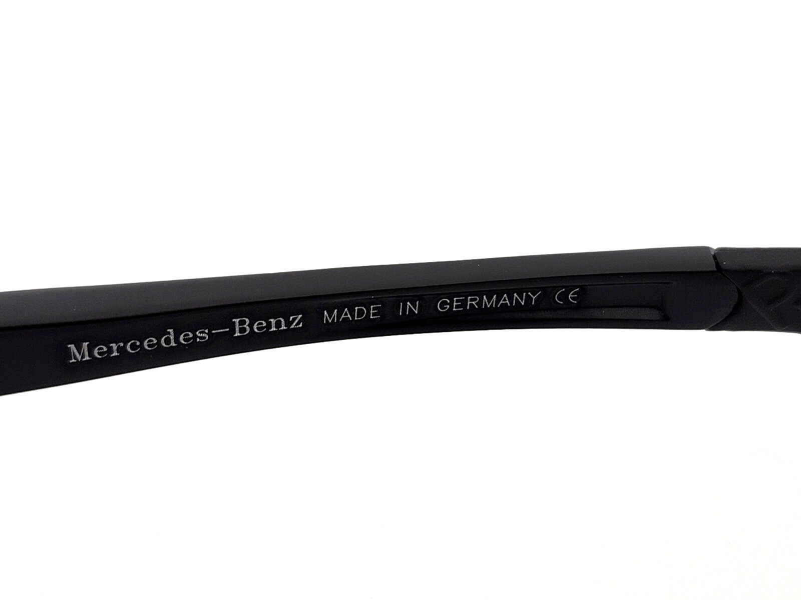 Polarized Mercedes Benz Flex Arm Metal Sports Rimless Sunglasses Black Smoke MB1