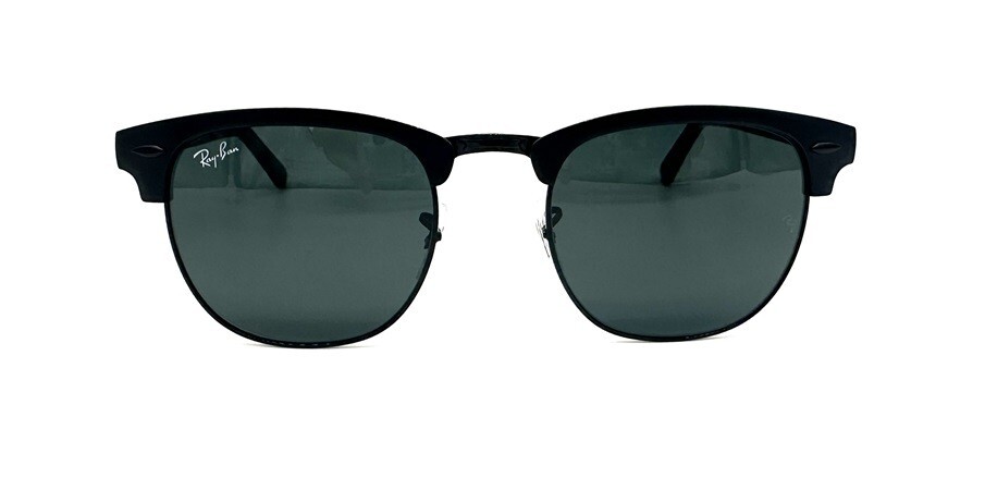 Ray Ban Clubmaster Metal Frame Black/Grey Lenses RB3716 186/R5 Non-Polarized 51m