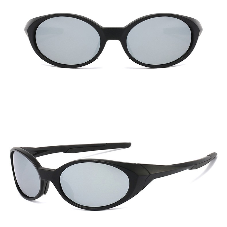 Men Women Polarized Oval Fashion Sunglasses Cycling Outdoor Sport Shade Glasses