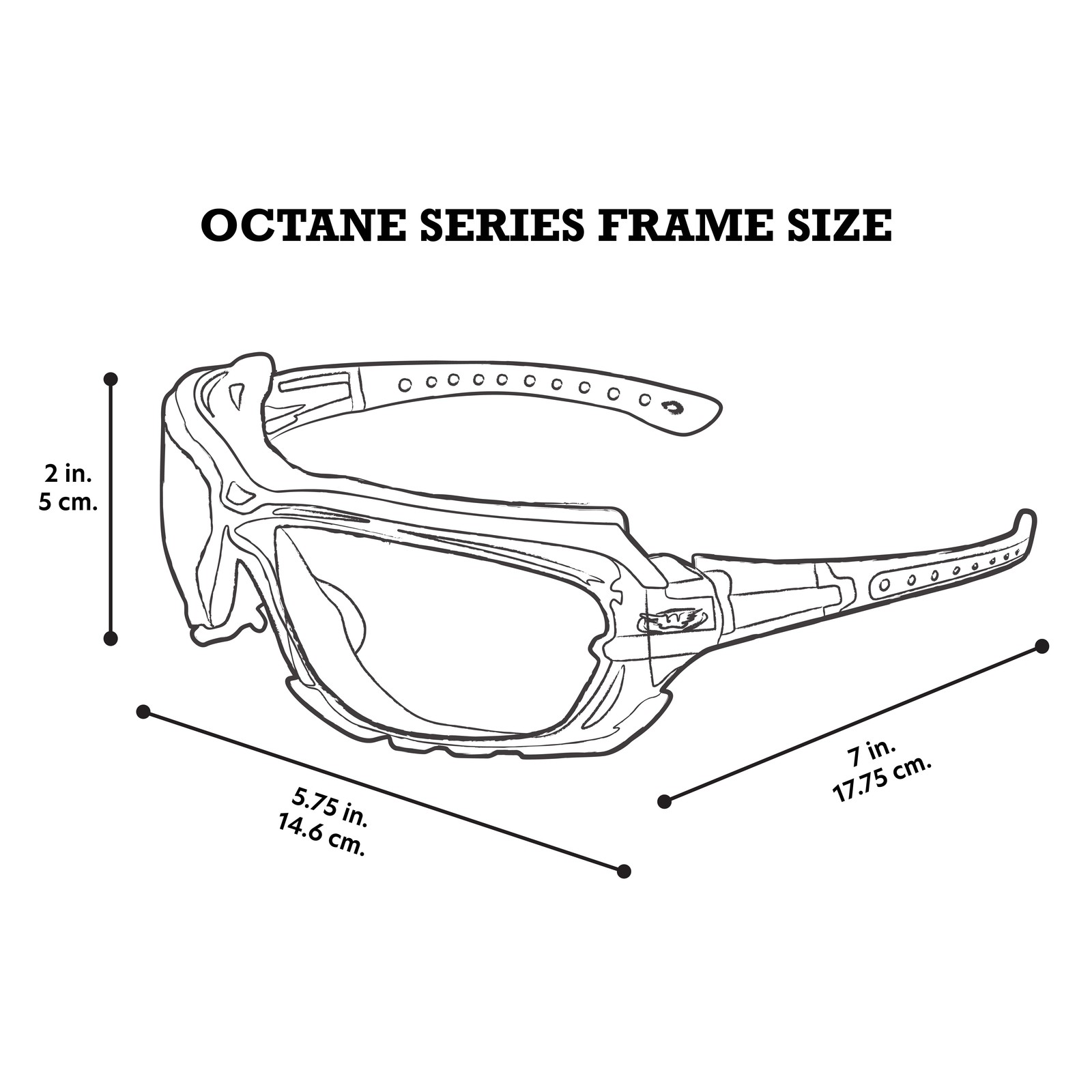 OCTANE PADDED SAFETY GLASSES ANTI FOG YELLOW LENS GRAY FRAME by GLOBAL VISION