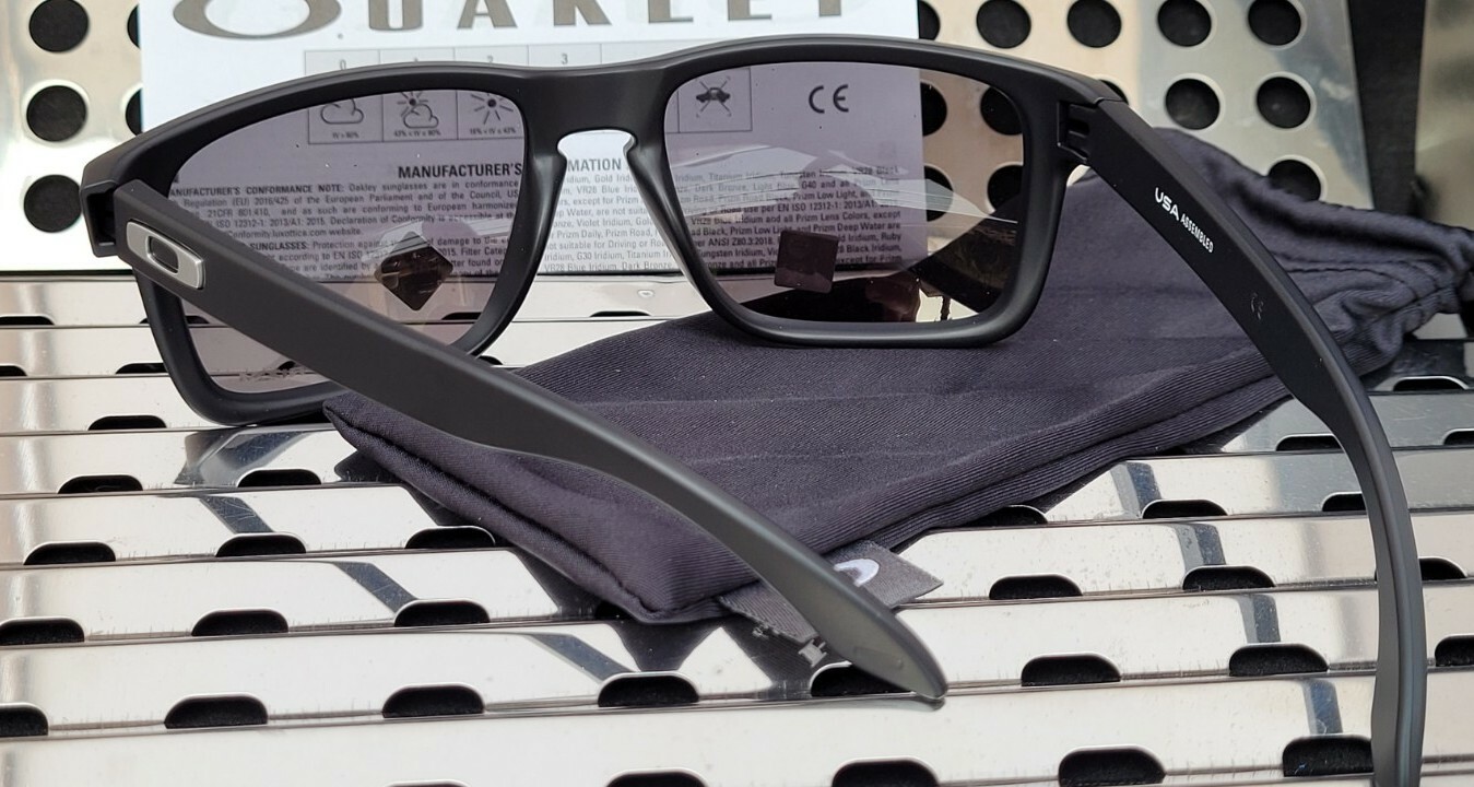 New Oakley HOLBROOK XL 9417-2259 Sunglasses Matte Black w/ Prizm Grey Lenses