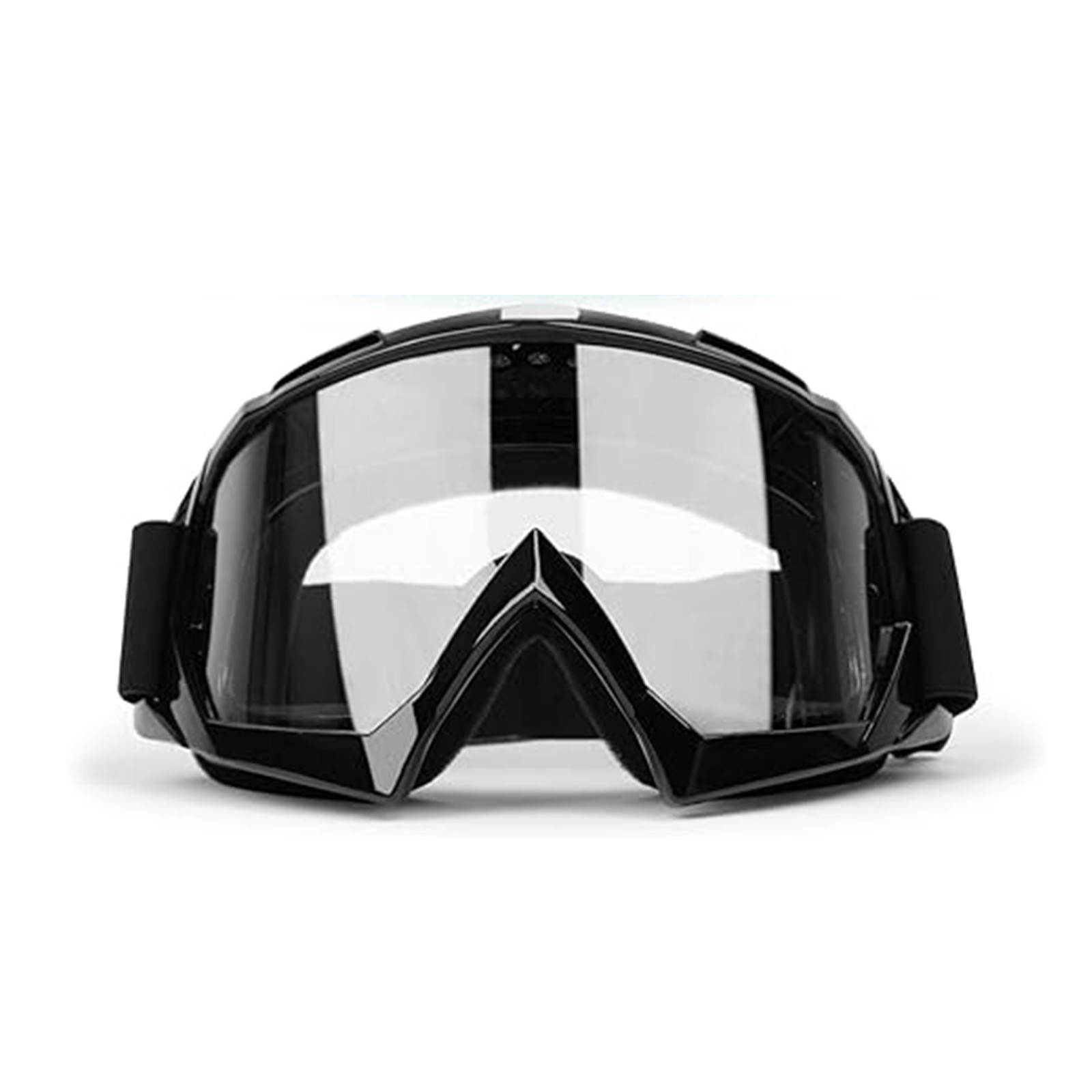 Motorcycle Goggles Fit Over Glasses Anti-Fog Shatterproof Clear Lenses UV400 OTG