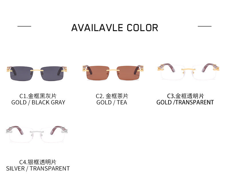 New Men Women Retro Vintage Designer Fashion Sunglasses Wood Gold none Frame 80s
