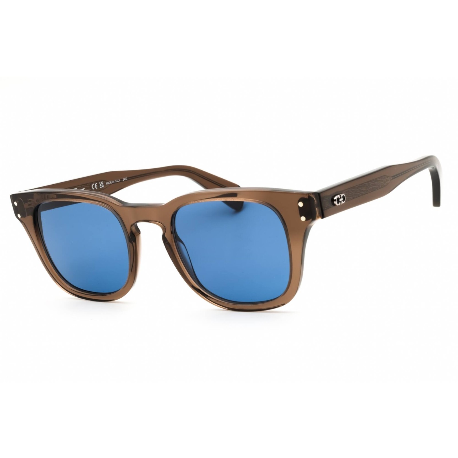 Salvatore Ferragamo Men’s Sunglasses Brown Acetate Full Rim Frame SF1057S 232