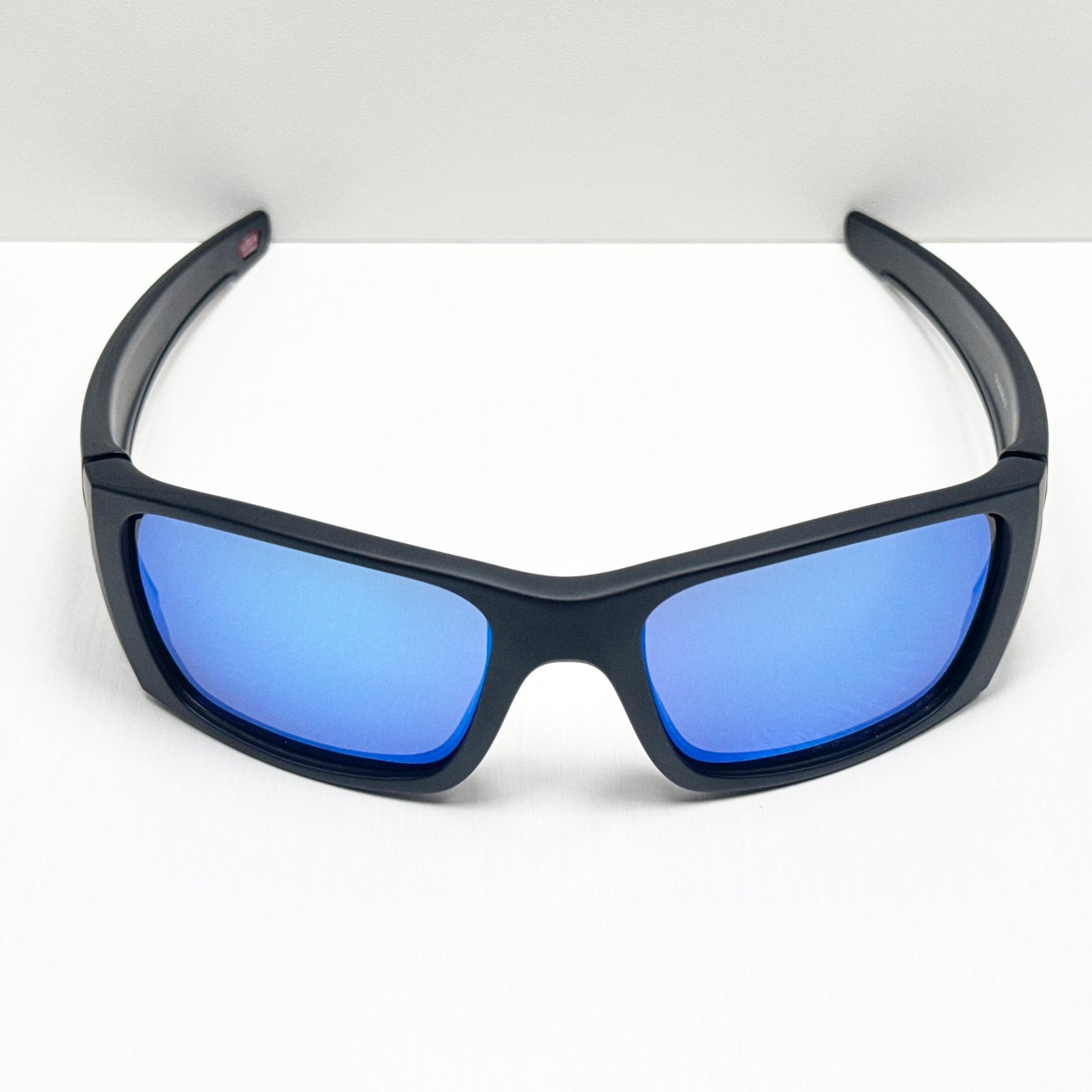 Oakley Fuel Cell OO9096 Sunglasses Matte Black Lake Blue Polarized