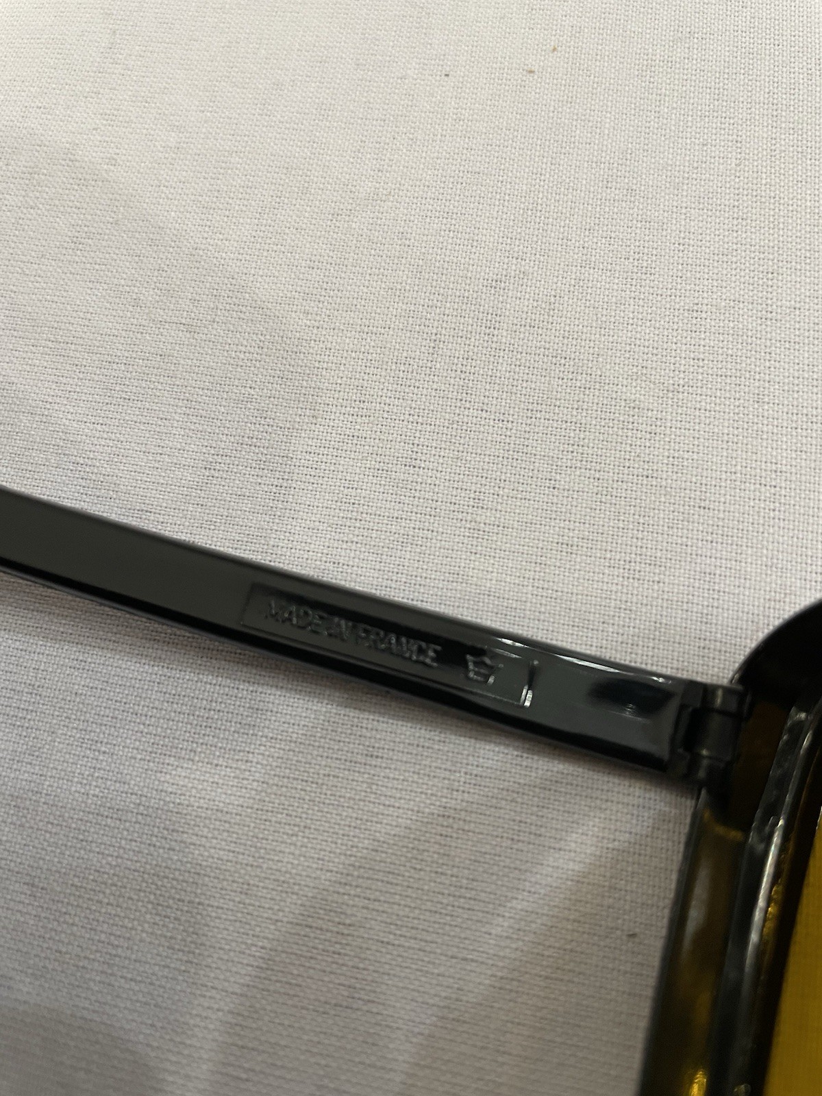 Bolle France Sport Aviator Vintage Black Mustard Frame Sunglasses Side Shields