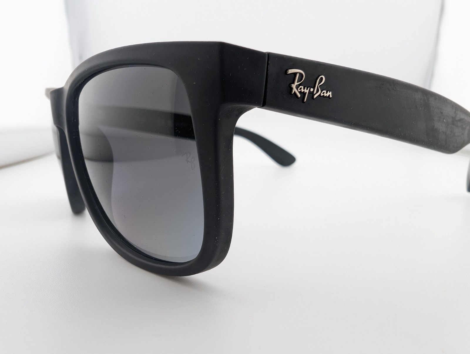 Ray-Ban Sunglasses, Polarized Lenses, Justin RB 4165 622/T3 3P Black, 54-16-145