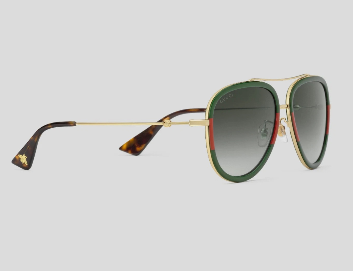 Gucci GG0062S Aviator Sunglasses 7-17-140mm Authentic